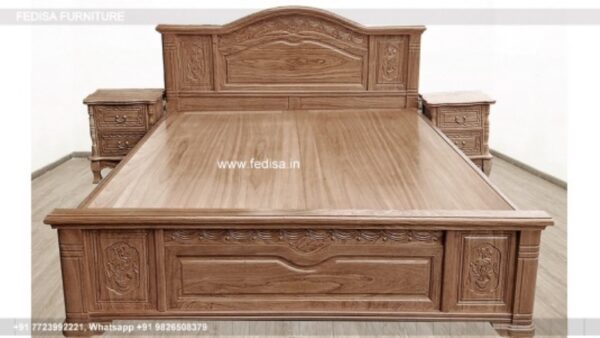 Wooden Bed Wooden Bedroom Interior Black Interior Design Bedroom No-1356
