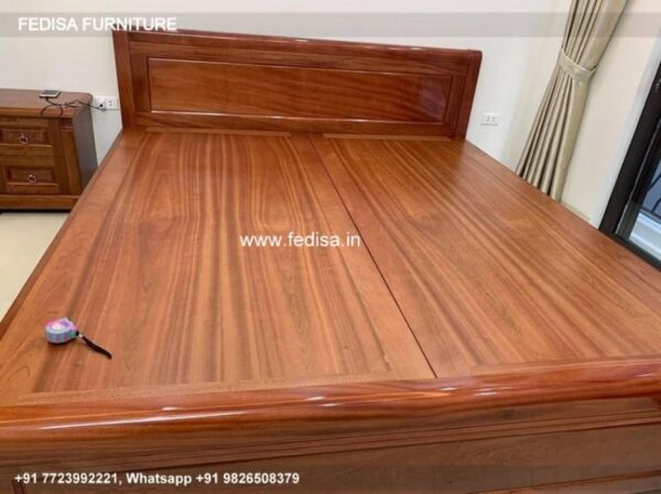 Wooden Bed Wooden Almirah Designs For Bedroom With Price Luxury Bedroom Interior Design No-1357