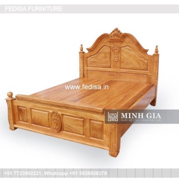 Wooden Bed Wooden Room Design Inside Room Design No-1360