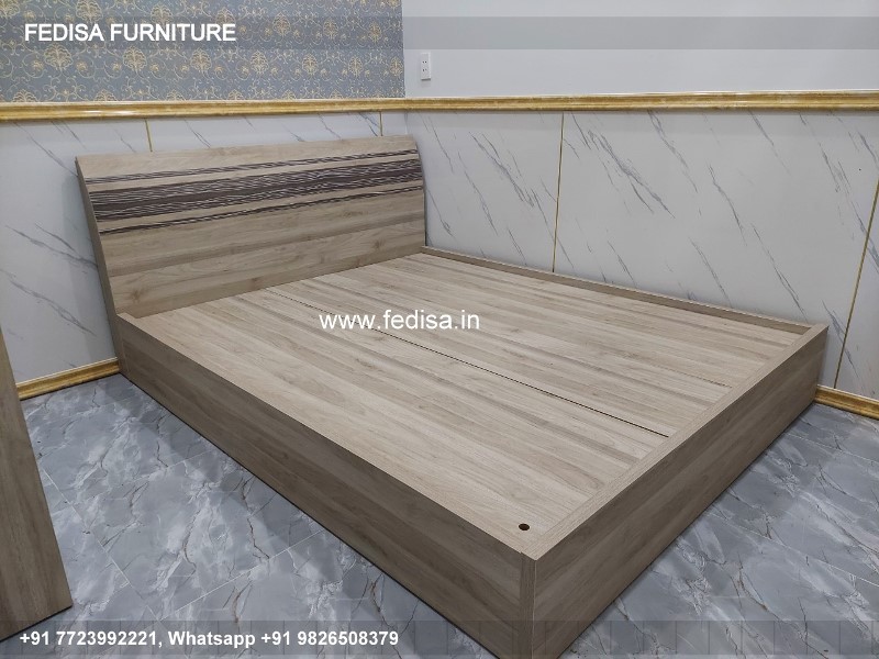 Wooden Bed Wooden Sofa Bed Pink Paint Room No-1408