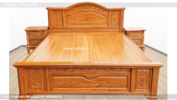 Wooden Bed Wooden Chest Of Drawers Designs Industrial Interior Design Bedroom No-1433