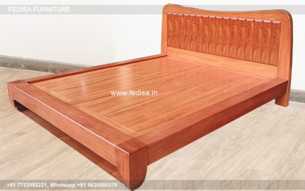Wooden Bed Latest Wooden Bed Designs 2043 Minimalist Style Room No-1471