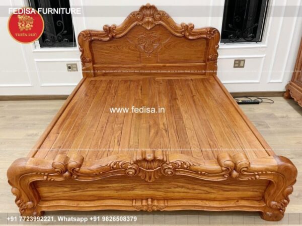 Wooden Bed White Wooden Single Bed Painting Ideas For Drawing Room No-1479