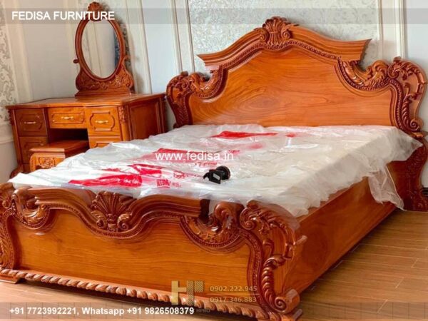 Wooden Bed Wooden Cabinet Designs For Bedroom Room Inner Design No-1501