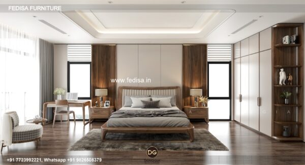 Wooden Bed White Wooden Bed Frame Double Interior Design Of Room Ideas No-1524