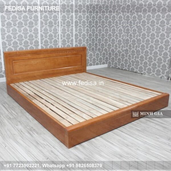 Wooden Bed Wooden Bedroom Interior Homelane Bedroom Designs No-1554