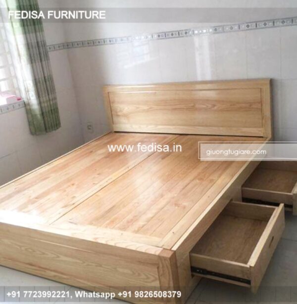 Wooden Bed Wooden Wall Design For Bedroom Black Bedroom Interior No-1559