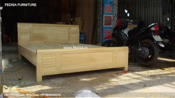 Wooden Bed Wooden Bedroom Design Painting Bedroom Black No-1560