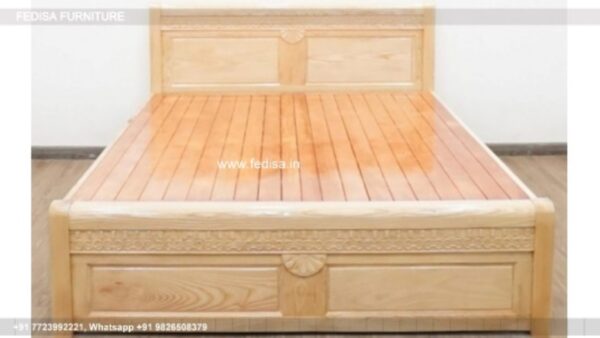 Wooden Bed Unique Wooden Bed Design Modern House Interior Bedroom No-1574