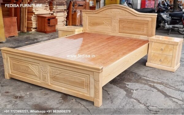 Wooden Bed Wooden Bedroom Furniture Bedroom Contemporary Interior Design No-1608