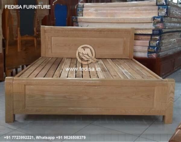 Wooden Bed Wooden Cupboard Design For Bedroom Traditional Interior Design Bedroom No-1634
