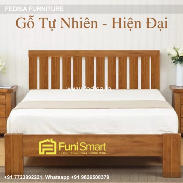 Wooden Bed Wooden Bunk Beds Black And White Paint Room No-1646
