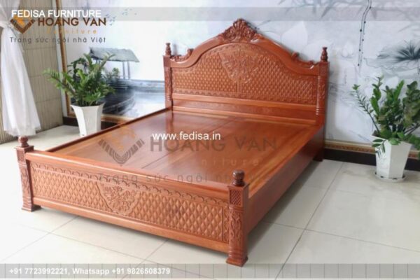 Wooden Bed Wooden Double Bunk Bed Bedroom Interior Design For Couples No-1663
