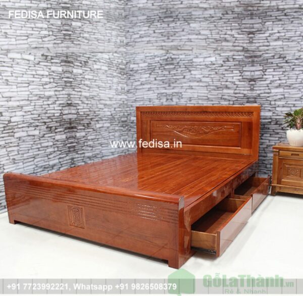 Wooden Bed Wooden Interior Bedroom Modern Bedroom Interior Design Ideas No-1682