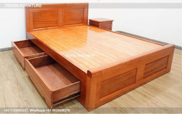 Wooden Bed Wooden Bedroom Interior Bedroom Wall Interior No-1686