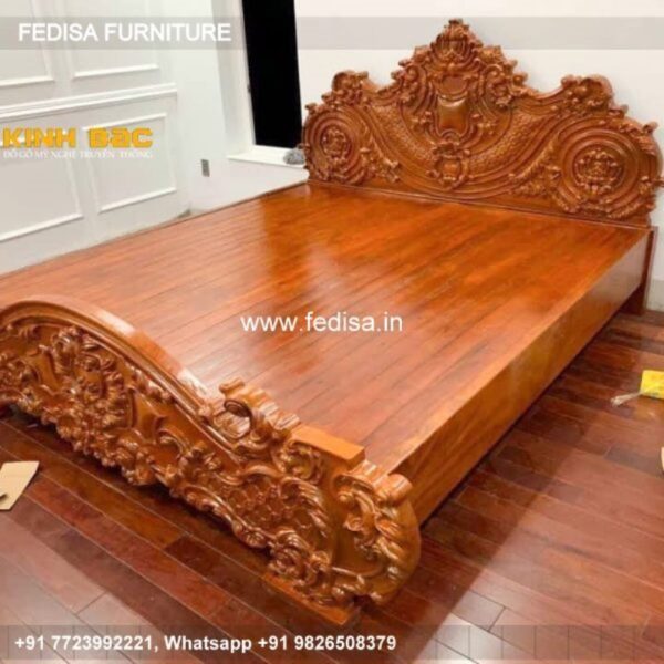 Wooden Bed Wooden Cabinet Designs For Bedroom Interior Design Single Room No-1765