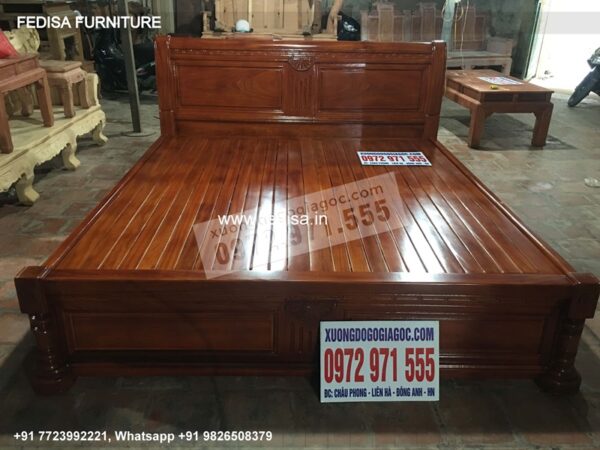 Wooden Bed Wooden Double Beds For Sale Interior Design For 100 Sq Ft Bedroom No-1796