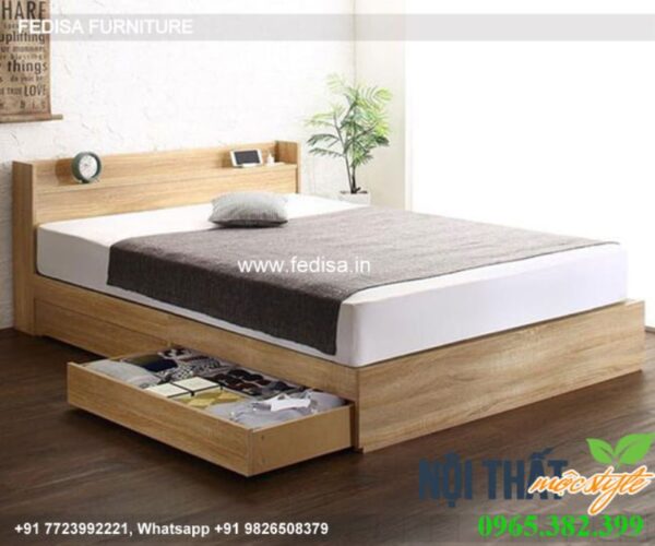 Wooden Bed Latest Wooden Bed Designs 2048 Vintage Bedroom Interior Design No-1801