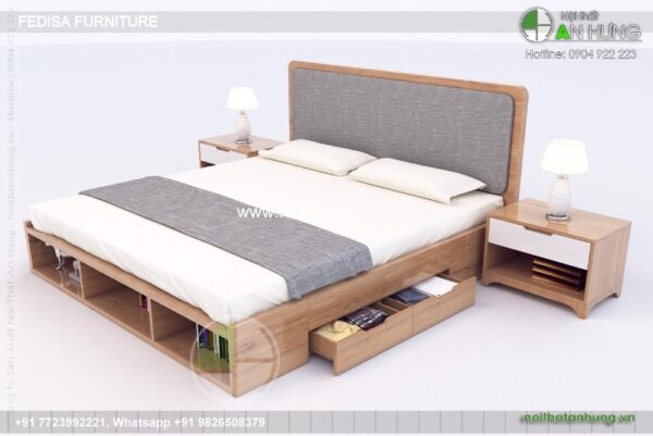 Wooden Bed Wooden Double Bed Price Best Paint For Bedrooms Walls No-1853