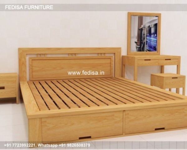 Wooden Bed Wooden Wardrobe Design Good Interior Design For Bedroom No-1871