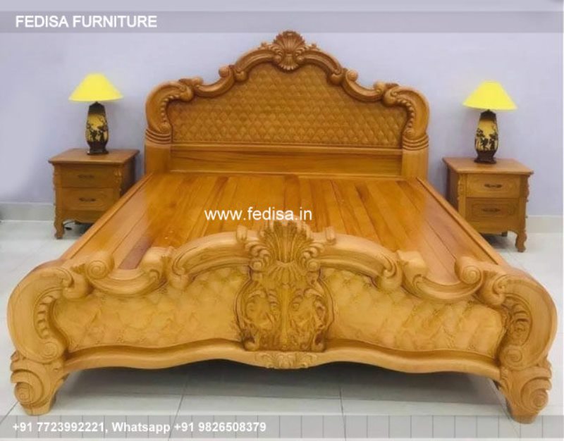 Wooden Bed Unique Wooden Bed Design Bedroom Interior Price No-1904