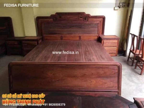 Wooden Bed White Wooden Bed Blue And Green Painted Rooms No-1911
