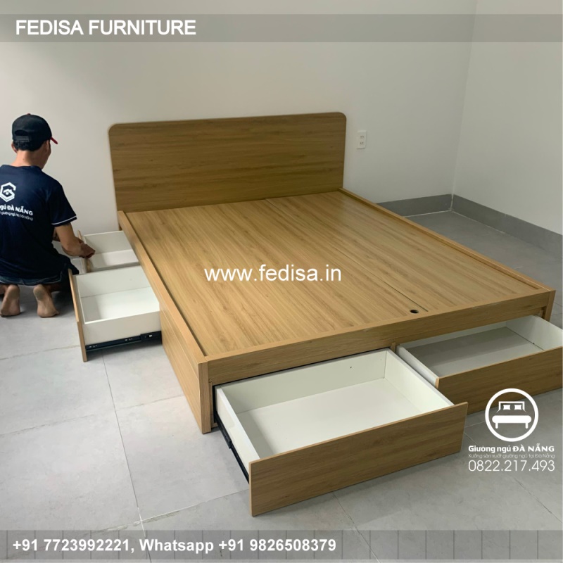 Wooden Bed Bedroom Wooden Interior Design Interior Design Of Studio Apartment No-1947