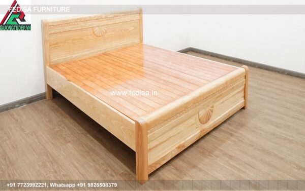 Wooden Bed Wooden Room Design Interior Design For Double Bedroom Flat No-1954
