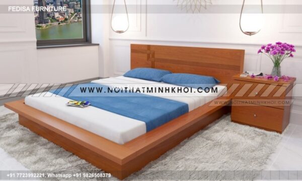 Wooden Bed Wooden Headboard Designs Bedroom Wall Paint Ideas Interior Design No-1958