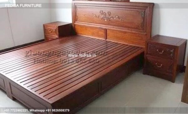 Wooden Bed Latest Wooden Bed Designs 2051 Interior Design Ideas For 3 Bedroom House No-1999
