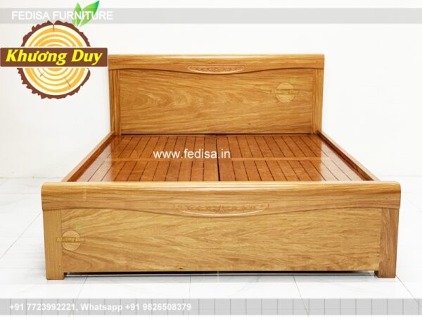 Wooden Bed Wooden Wall Design For Bedroom New Style Room Decor No-2021