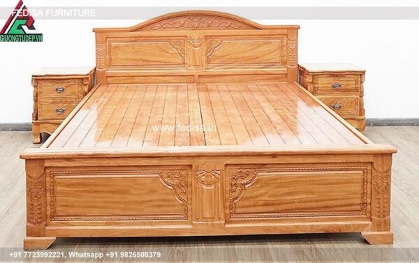 Wooden Bed Wooden Bedroom Furniture Traditional Bedroom Interior Design Ideas No-2070