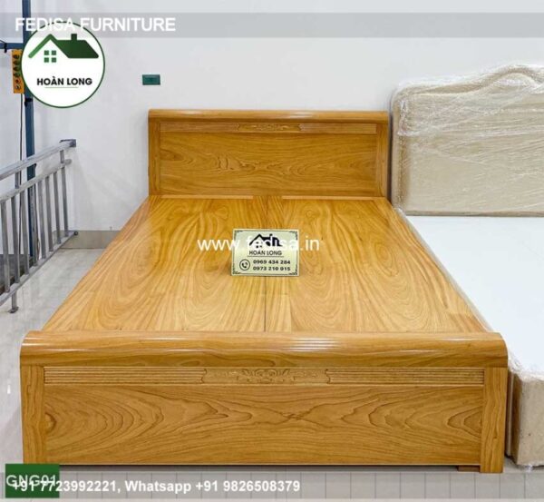 Wooden Bed Modern Wooden Bed Design Low Bed Interior Design No-2098