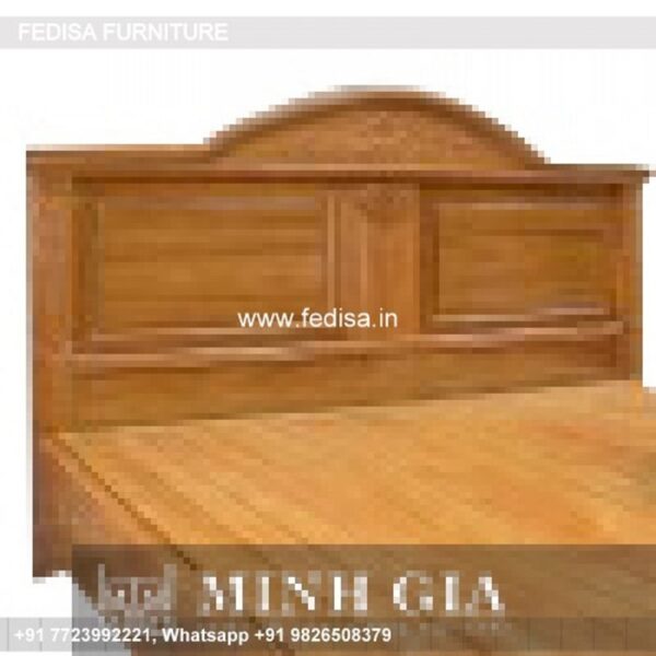 Wooden Bed Wooden Double Bed Under 5032 Modern Guest Room Interior Design No-2121