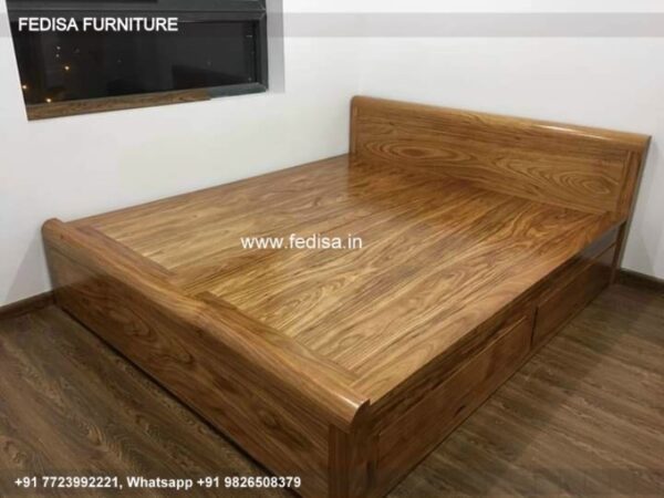 Wooden Bed Modern Wooden Bed Design Home Interior Design For Small Bedroom No-2164