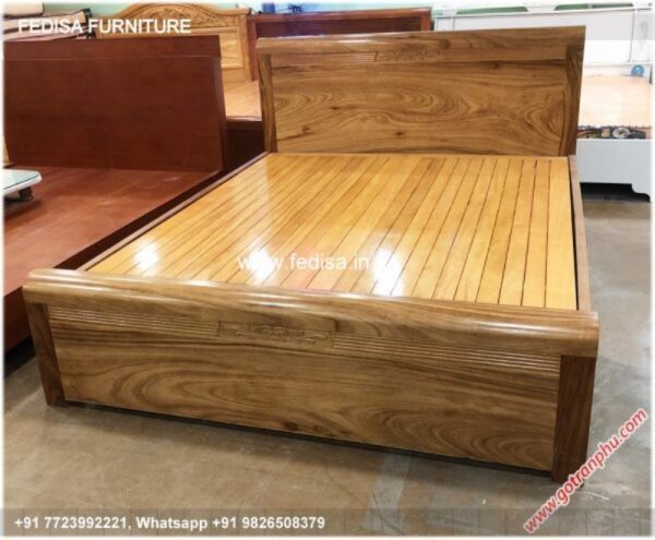Wooden Bed Wooden Almirah With Dressing Table Design 4d Room Design No-2170