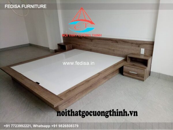 Wooden Bed Wooden Double Cot Price Nice Bedroom Interior Design No-2182