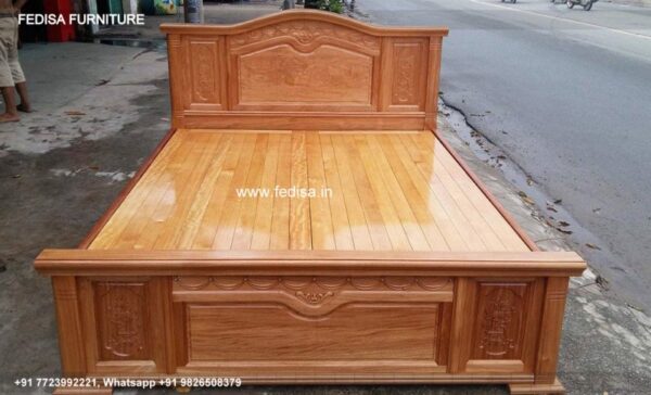 Wooden Bed Wooden Double Bunk Bed Small 3 Bedroom House Interior Design No-2257
