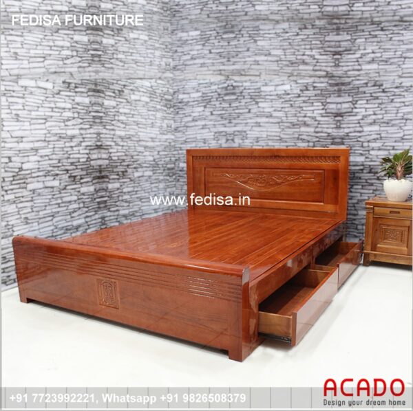 Wooden Bed Latest Wooden Bed Designs 2053 Cute Bedroom Interior Design No-2270