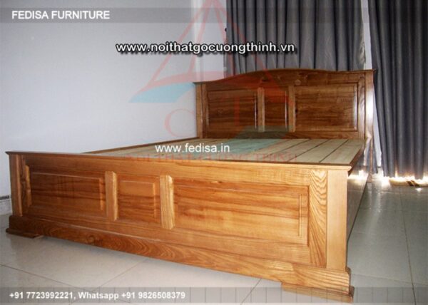 Wooden Bed Furniture Wooden Bed Design 3x3 Bedroom Interior Design No-2289