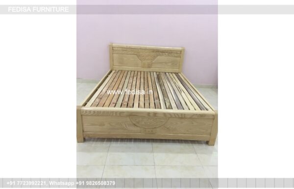 Wooden Bed Wooden Wardrobe With Dressing Table Modern Interior Design Room No-2298