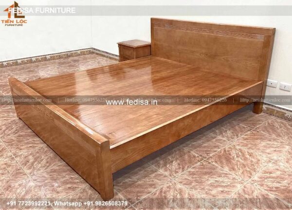Wooden Bed White Wooden Bed Pastel Painted Rooms No-2307