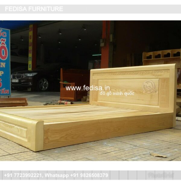Wooden Bed Wooden Double Cot Price Home Interior Design Ideas For Bedroom No-2314