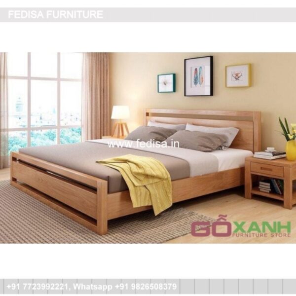 Wooden Bed Wooden Almirah Designs For Bedroom With Price Pastel Blue Paint Bedroom No-2347