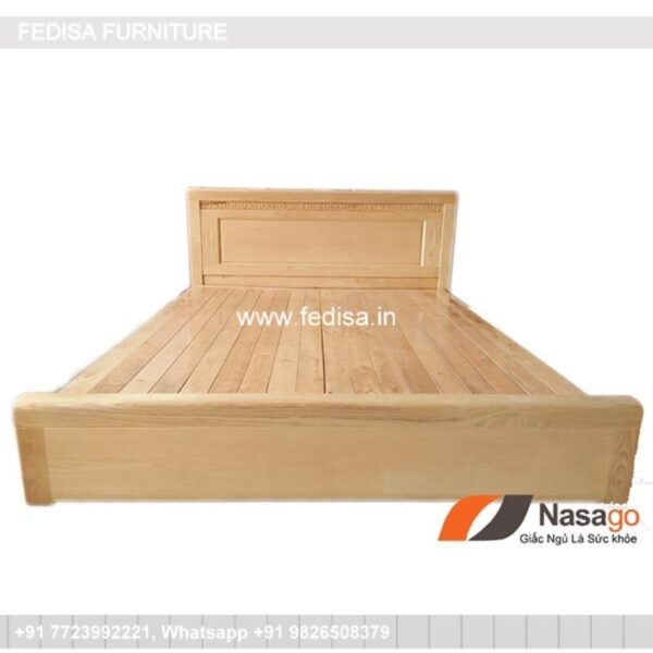 Wooden Bed Wooden Bedroom Design Interior Wall Paint For Bedroom No-2352