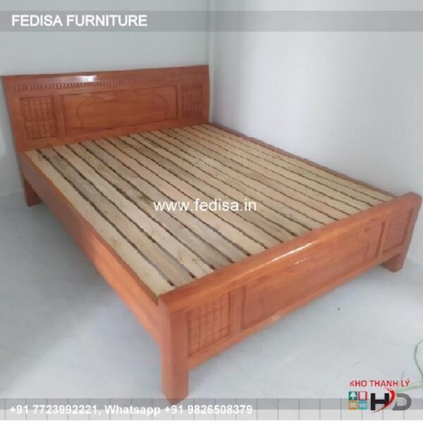Wooden Bed Wooden Almirah For Bedroom Paint Room Wall Ideas No-2367