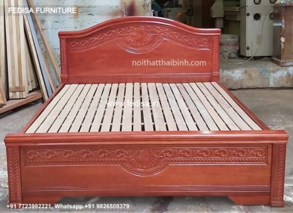 Wooden Bed Wooden Double Bed Under 10036 Berger Bedroom Paint No-2387