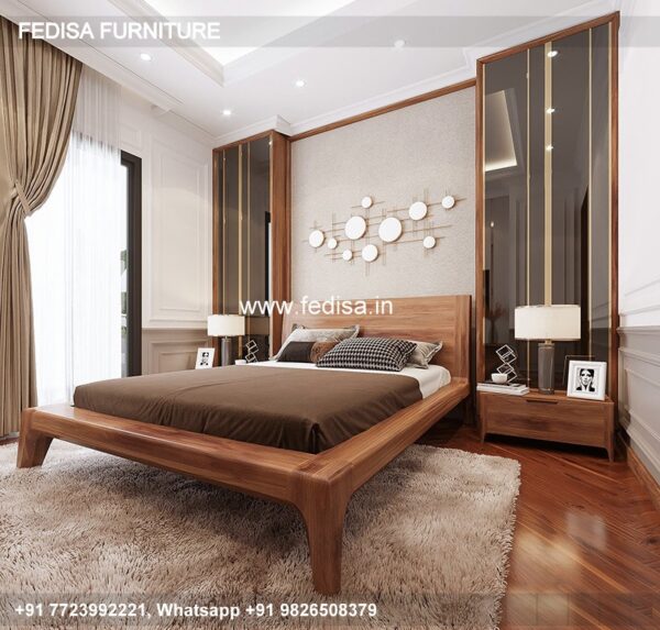 Wooden Bed Wooden Double Bunk Bed Interior Design Cost For Bedroom No-2389