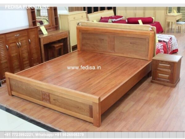 Wooden Bed Bed Back Design Wooden Bedroom Design Classic Interior No-2414
