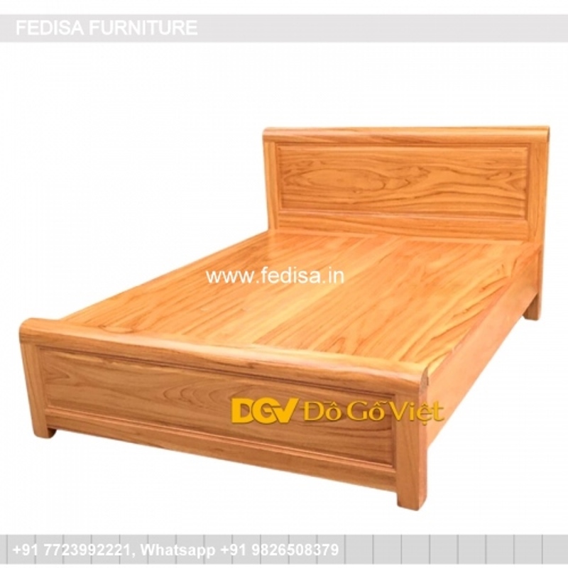 Wooden Bed Furniture Wooden Bed Design Bedroom Interior White No-2421